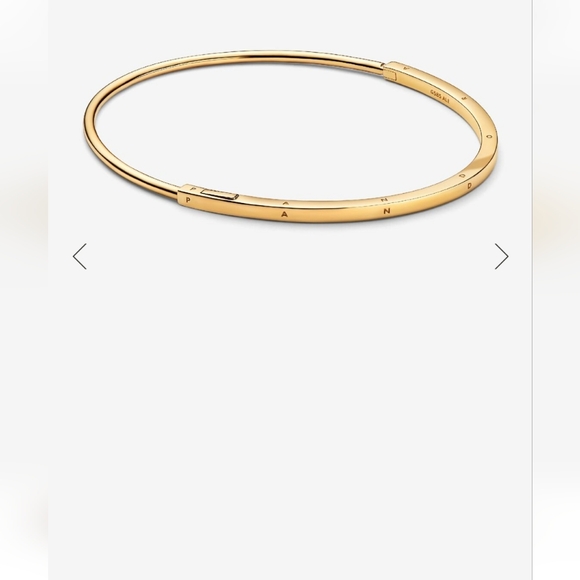 Pandora Signature I-D Bangle Bracelet